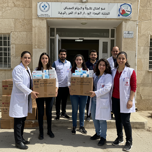 Medical Aid Delivered to Local Hospitals